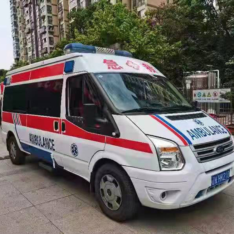 伊金霍洛长途救护车护送病人返乡